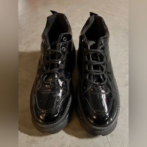 Chunky Sole Black Shoe